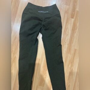 Alphalete dark green small Leggings
